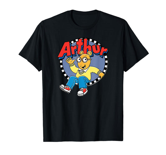 Arthur Non Distressed Arthur Waving Logo T-Shirt
