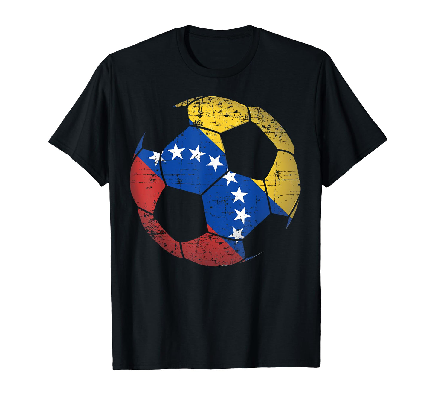 Venezuela Soccer Ball Flag - Venezuelan Football Soccer T-Shirt