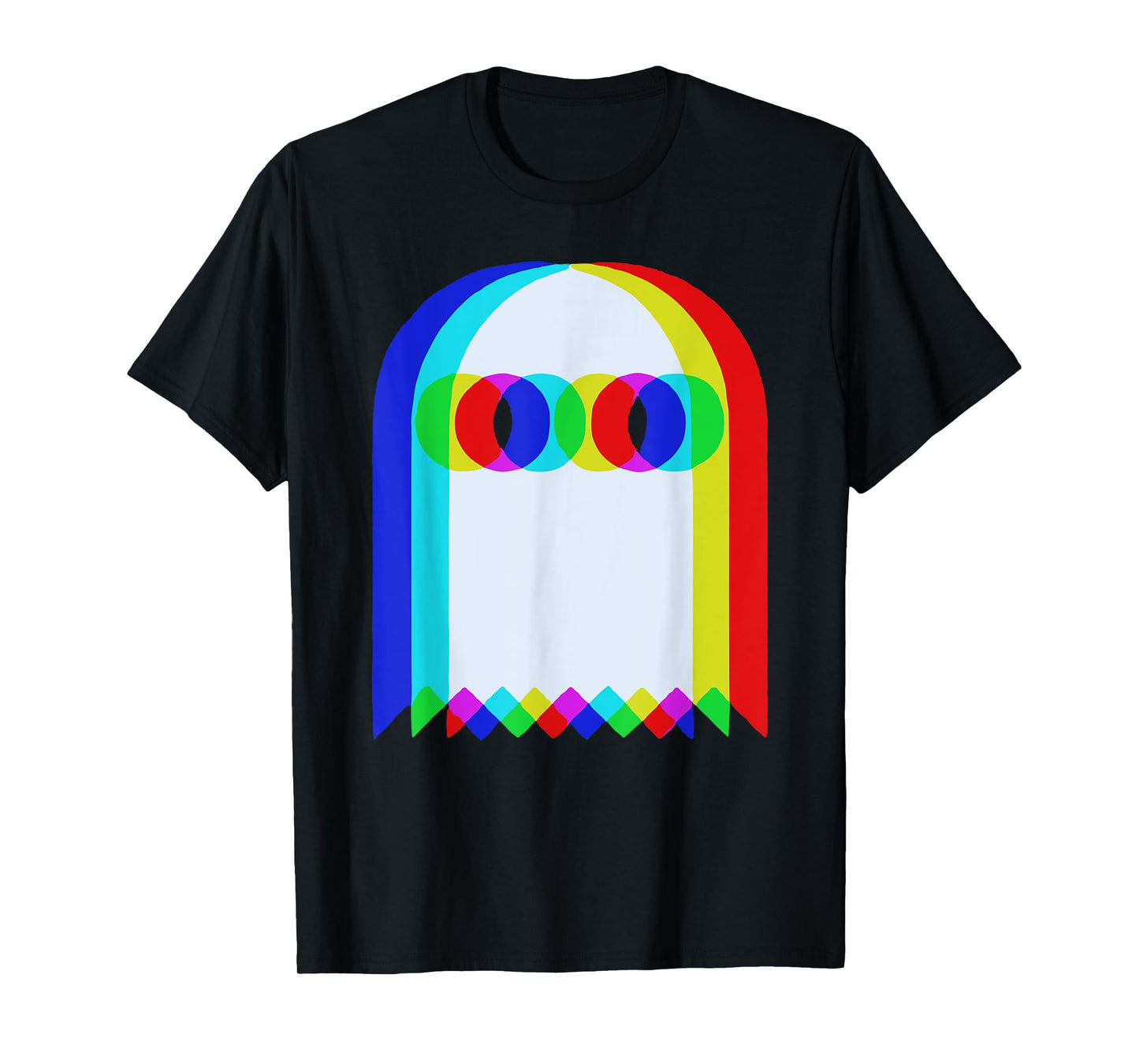 Ghost Trippy Vaporwave Halloween Techno Rave EDM DJ Music T-Shirt