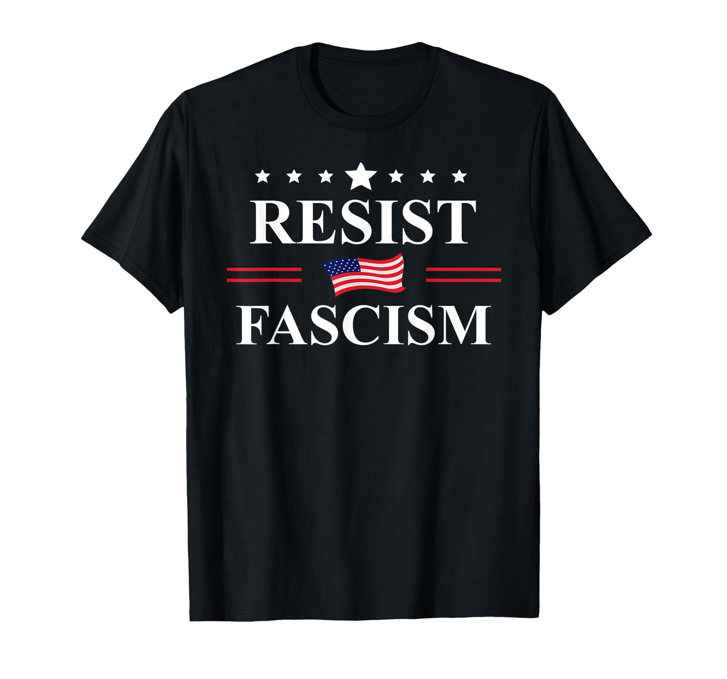 Resist Fascism No Kings Fight Fascism Protest Anti-Fascism T-Shirt