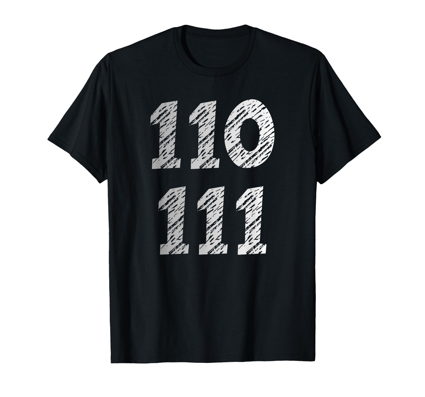 Binary 6 and 7 Geek Humor Six Seven Programmer T-Shirt