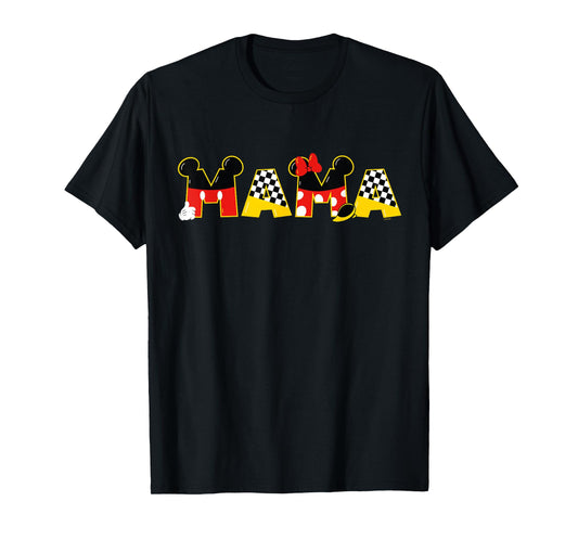 Disney Mickey Minnie Mama Mother's Day Birthday Family Trip T-Shirt
