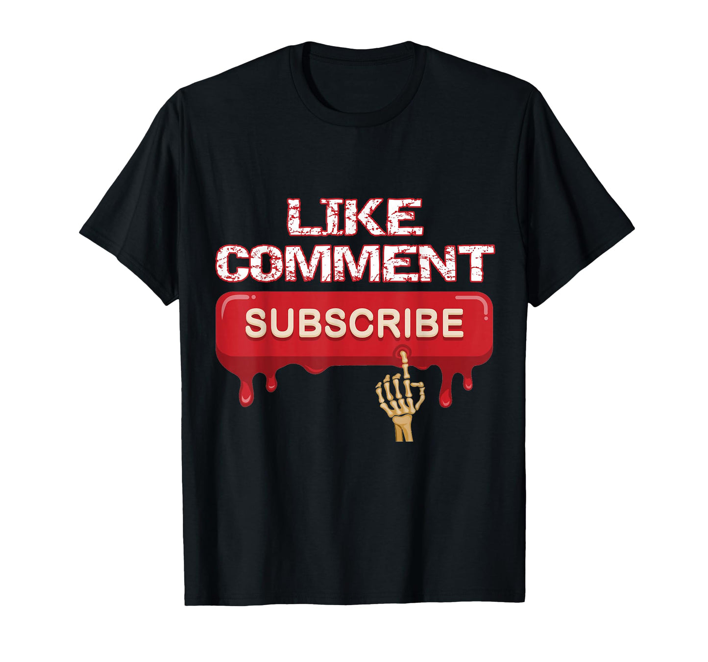 Social Media Vlogger Gegefmir Comment Subscribe T-Shirt