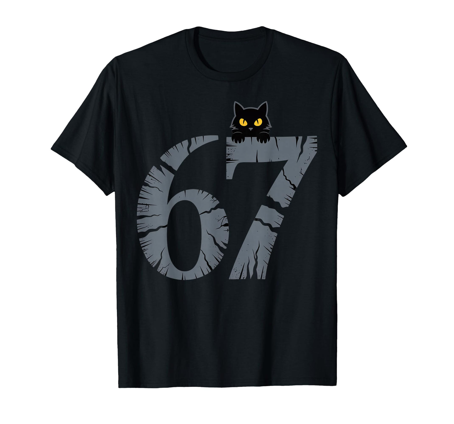 Cat Six Seven Meme Teacher 6 7 Halloween Costume T-Shirt