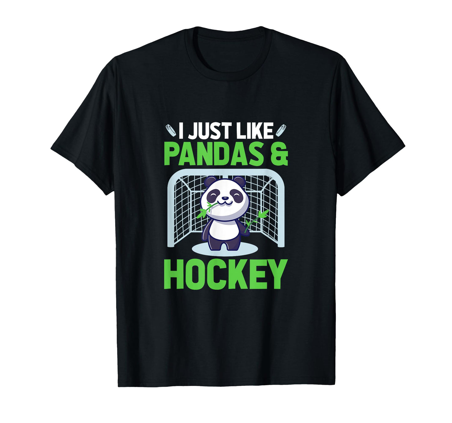 Ice Hockey I Just Like Pandas & Hockey T-Shirt