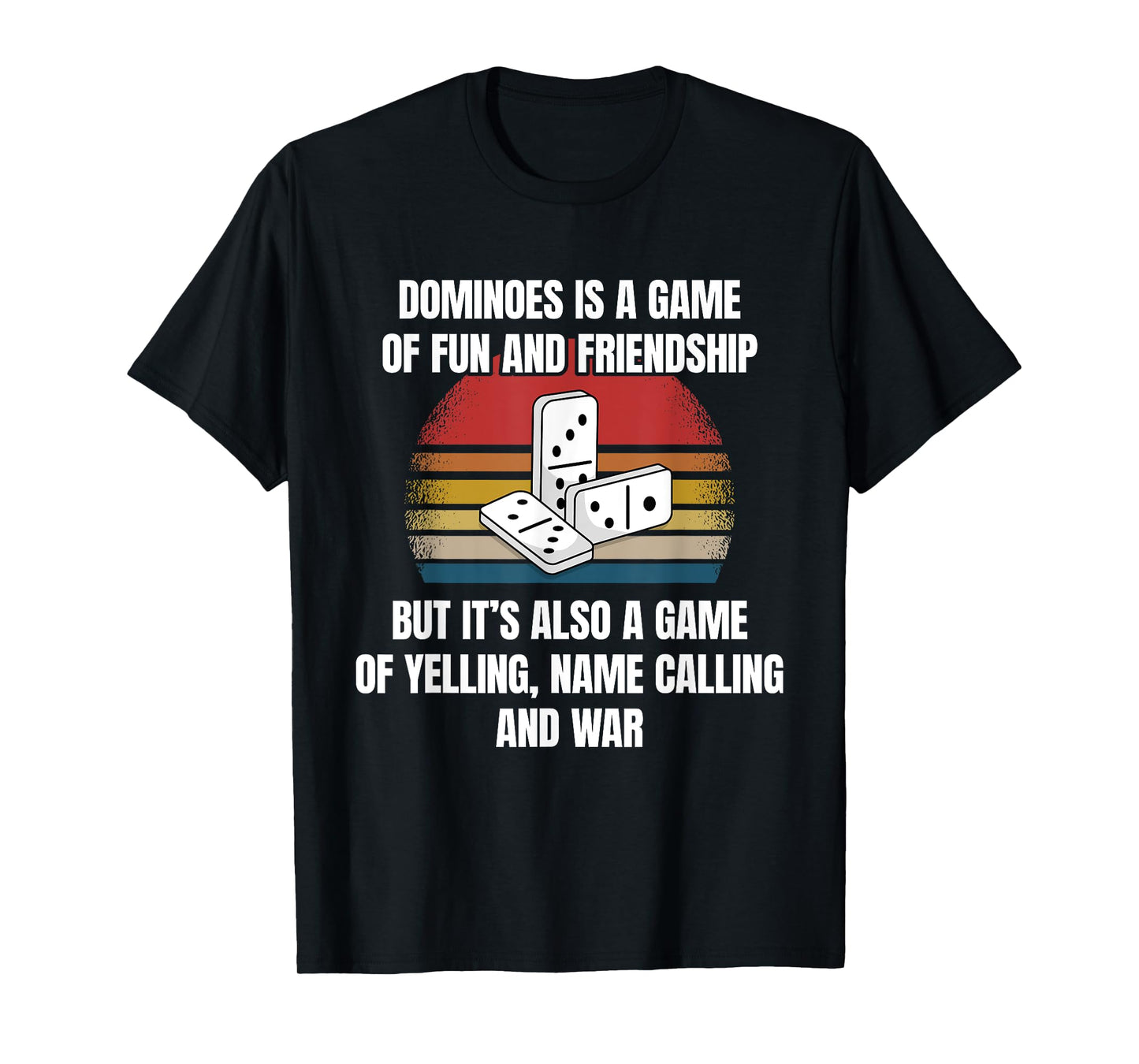Dominoes Game Domino Hobby Funny Saying Bad Loser Quote T-Shirt