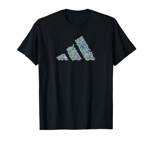 adidas Badge of Sport Shoes Three Bar Graphic T-Shirt