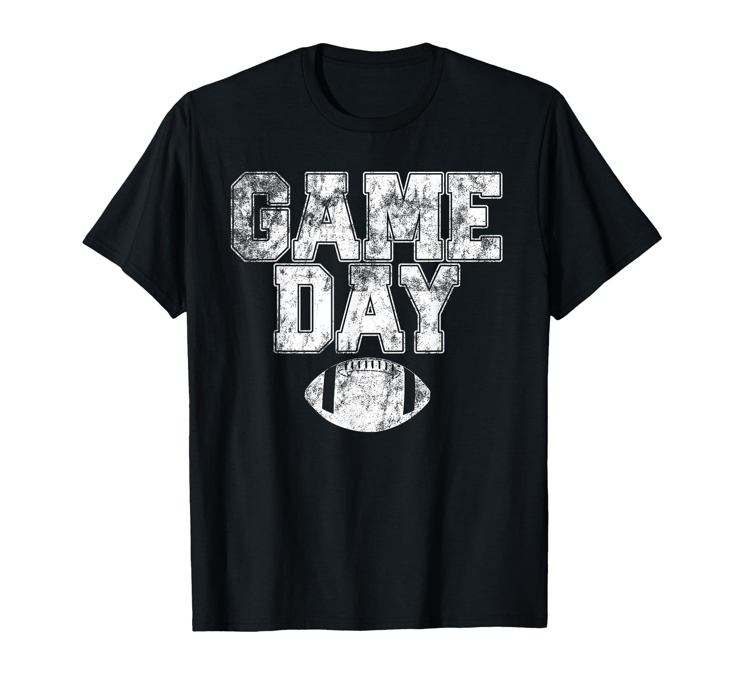 FOOTBALL Day Game Vintage Distressed Graphic T-Shirt Gift T-Shirt