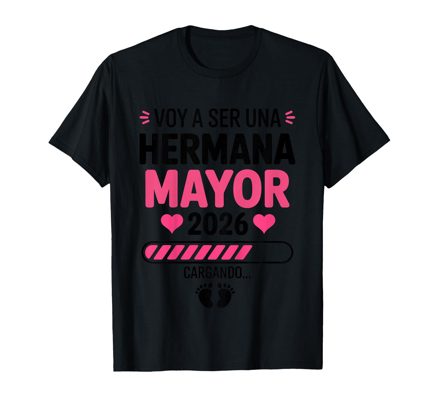 Kids Hermana Mayor 2026 Big Sister 2026 Spanish T-Shirt