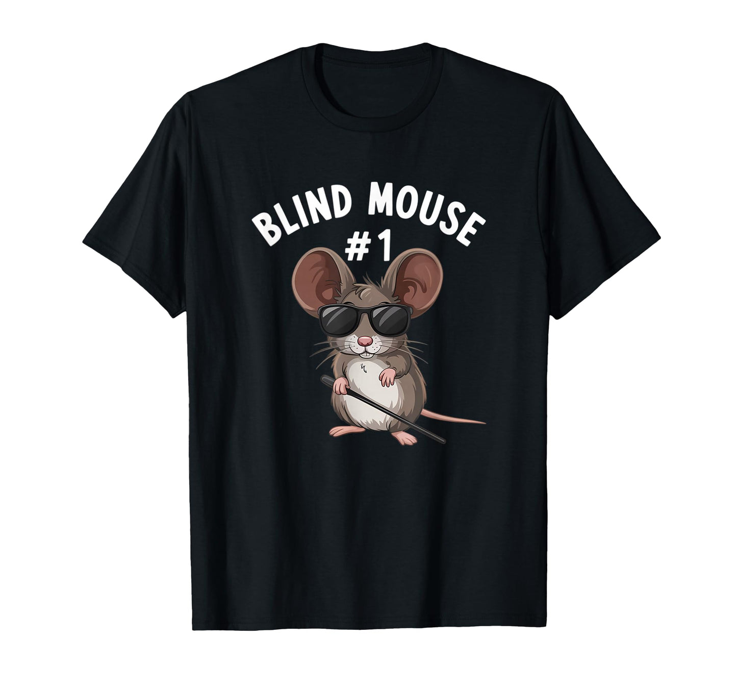 Blind Mouse 1 Three Blind Mice Halloween Costume T-Shirt
