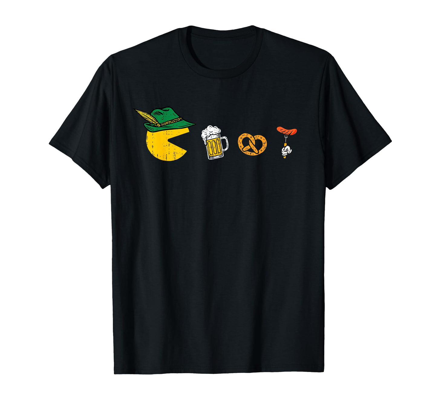 Funny Gamer Oktoberfest Lederhosen Drinking Beer Festival T-Shirt