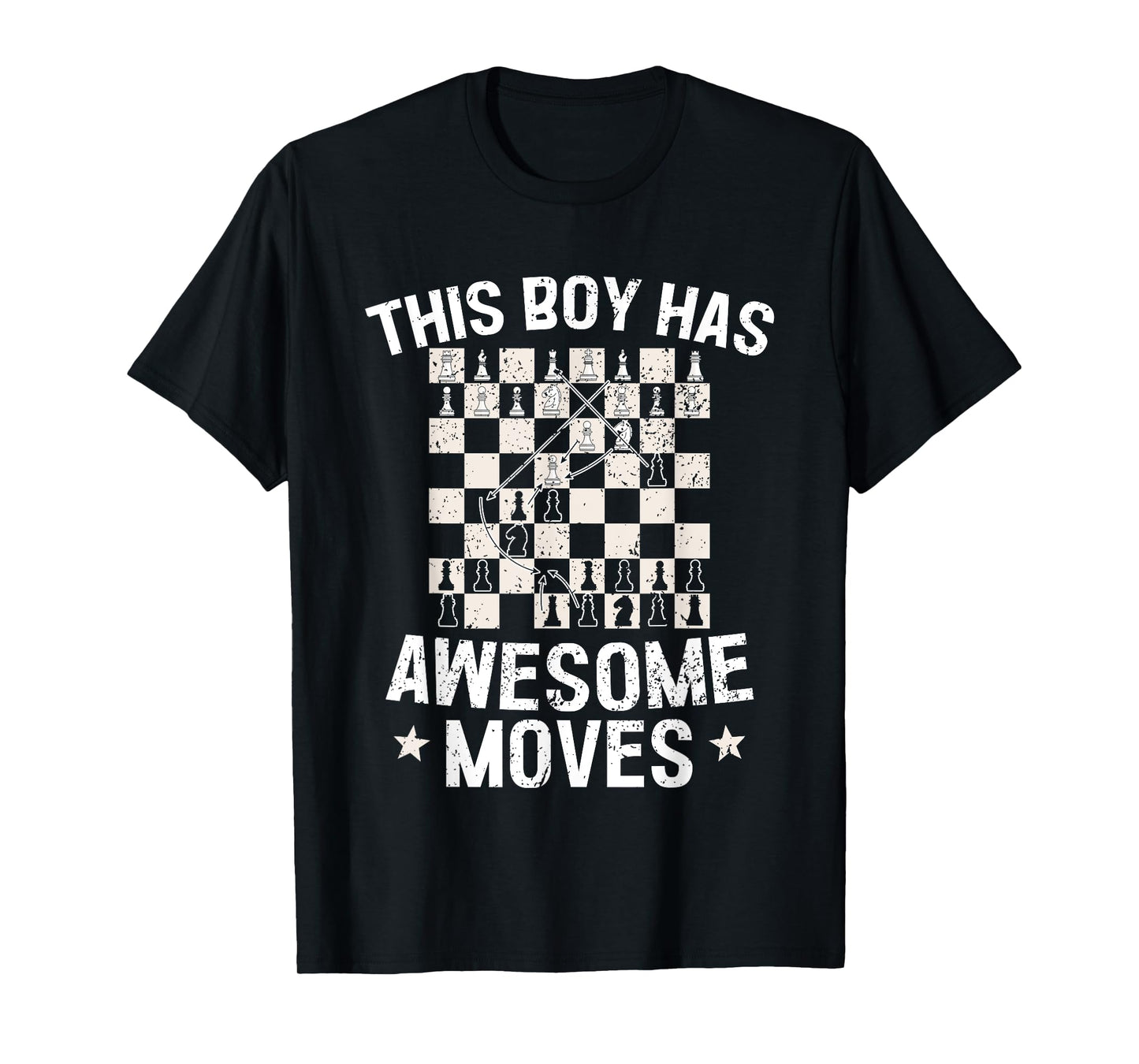 Chess Shirt For Boys Kids Chess Player Board Game T-Shirt
