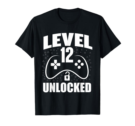 12th Birthday Gaming Gamer 12 Years Old Bday T-Shirt