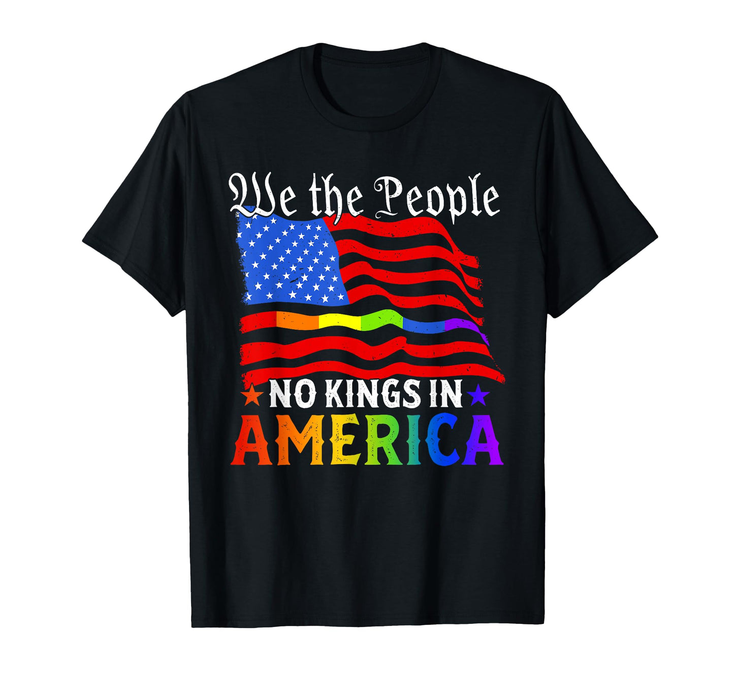 Patriotic Pro-Democracy Protest June 14 No Kings In America T-Shirt