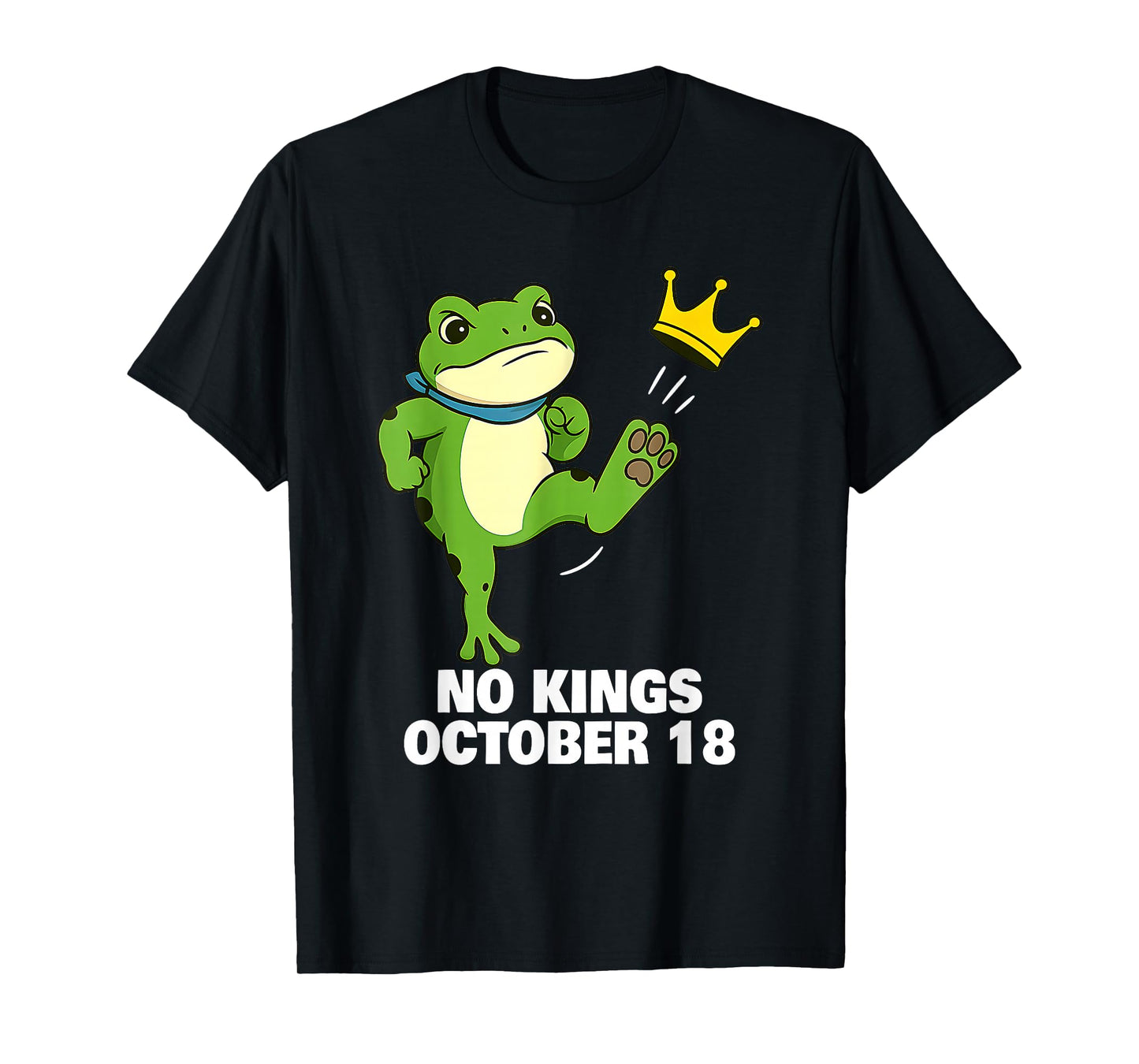No Kings Shirt Men Women Portland Frog Protest T-Shirt