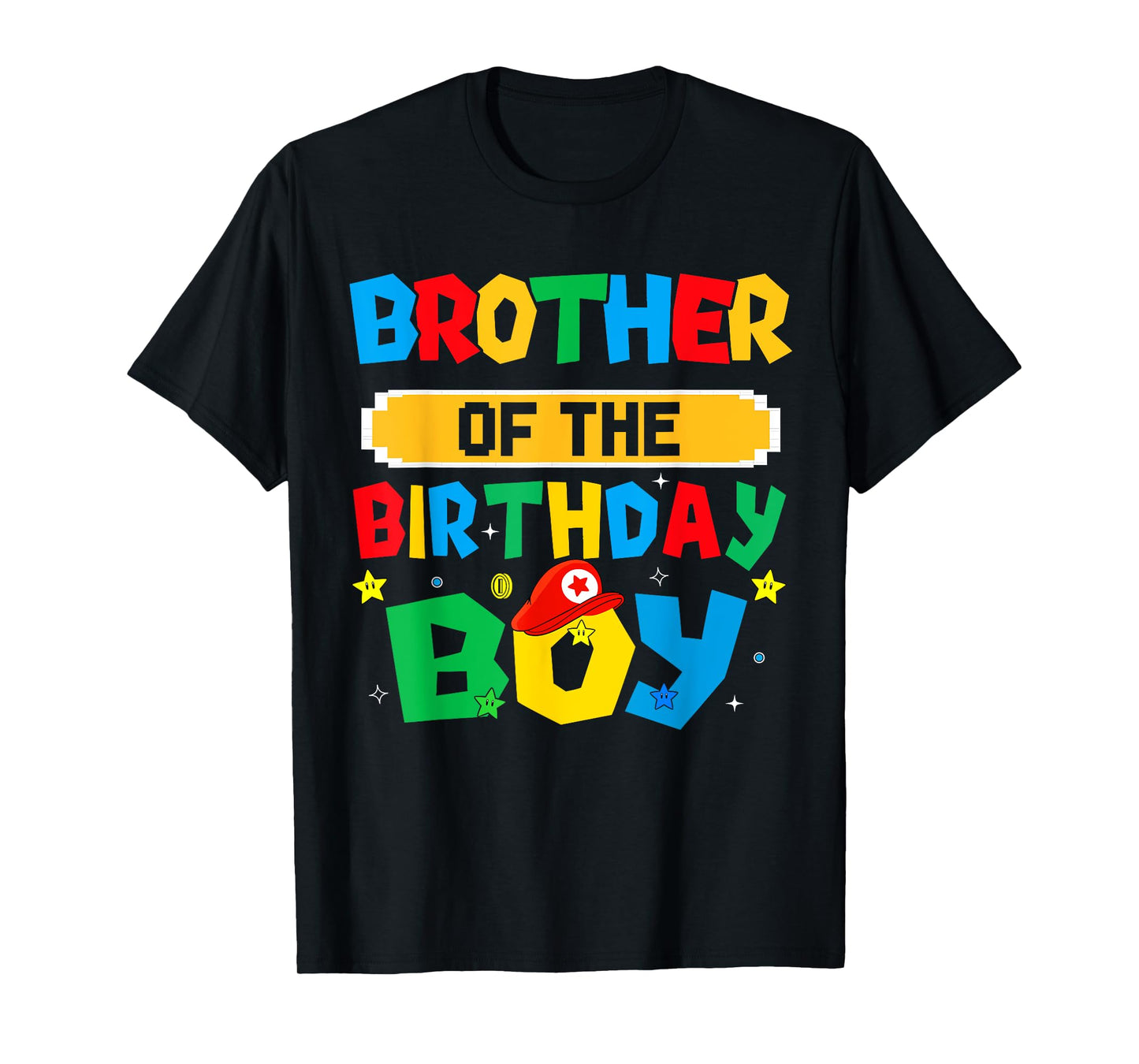 Brother Of The Birthday Boy Game Video Gaming Match Family T-Shirt