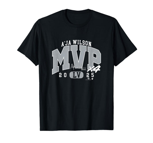 A'ja Wilson - 2025 MVP - Las Vegas Basketball T-Shirt