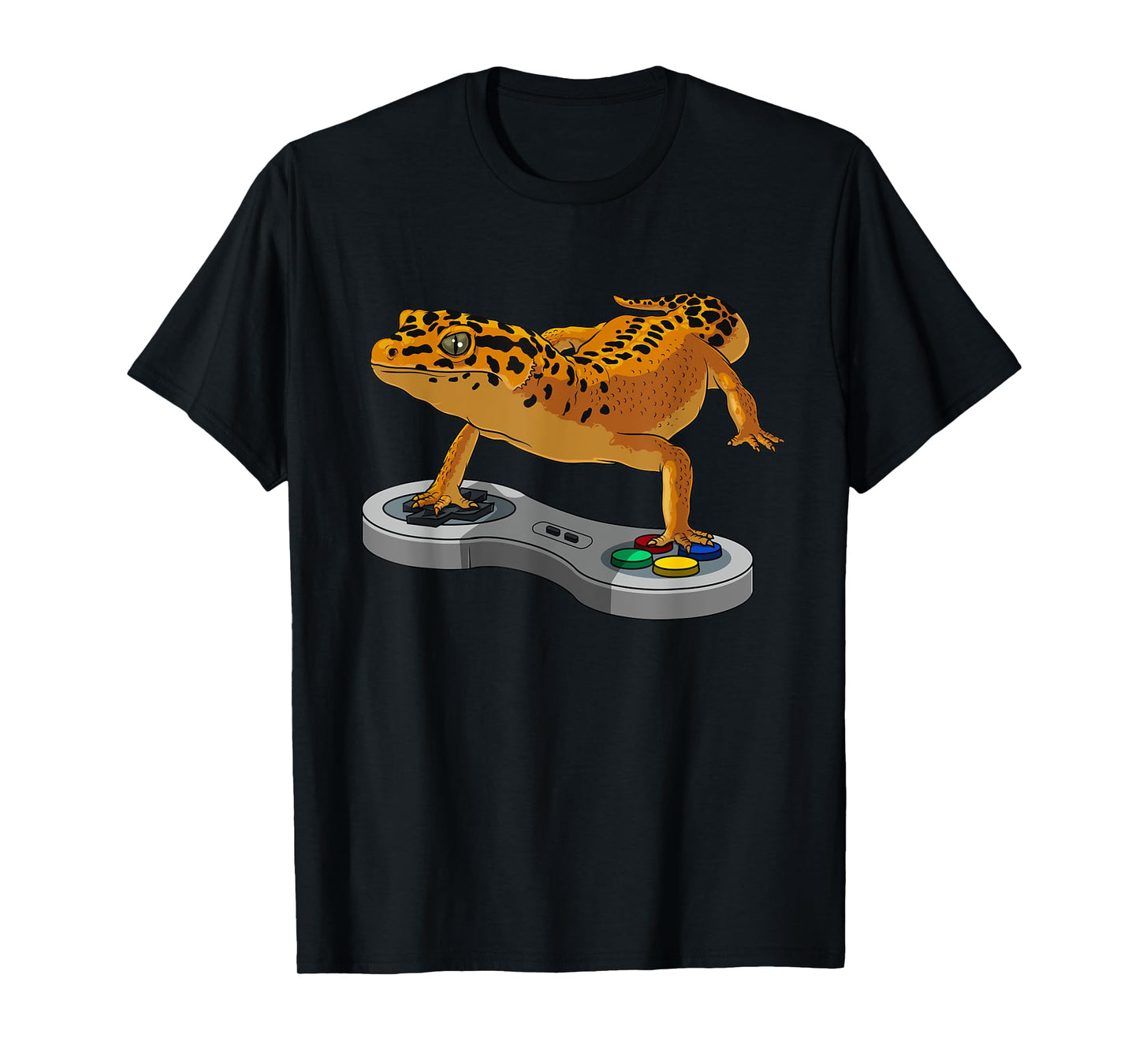 Funny Leopard Gecko Bearded Dragon Gift Kids Cool Gamers T-Shirt
