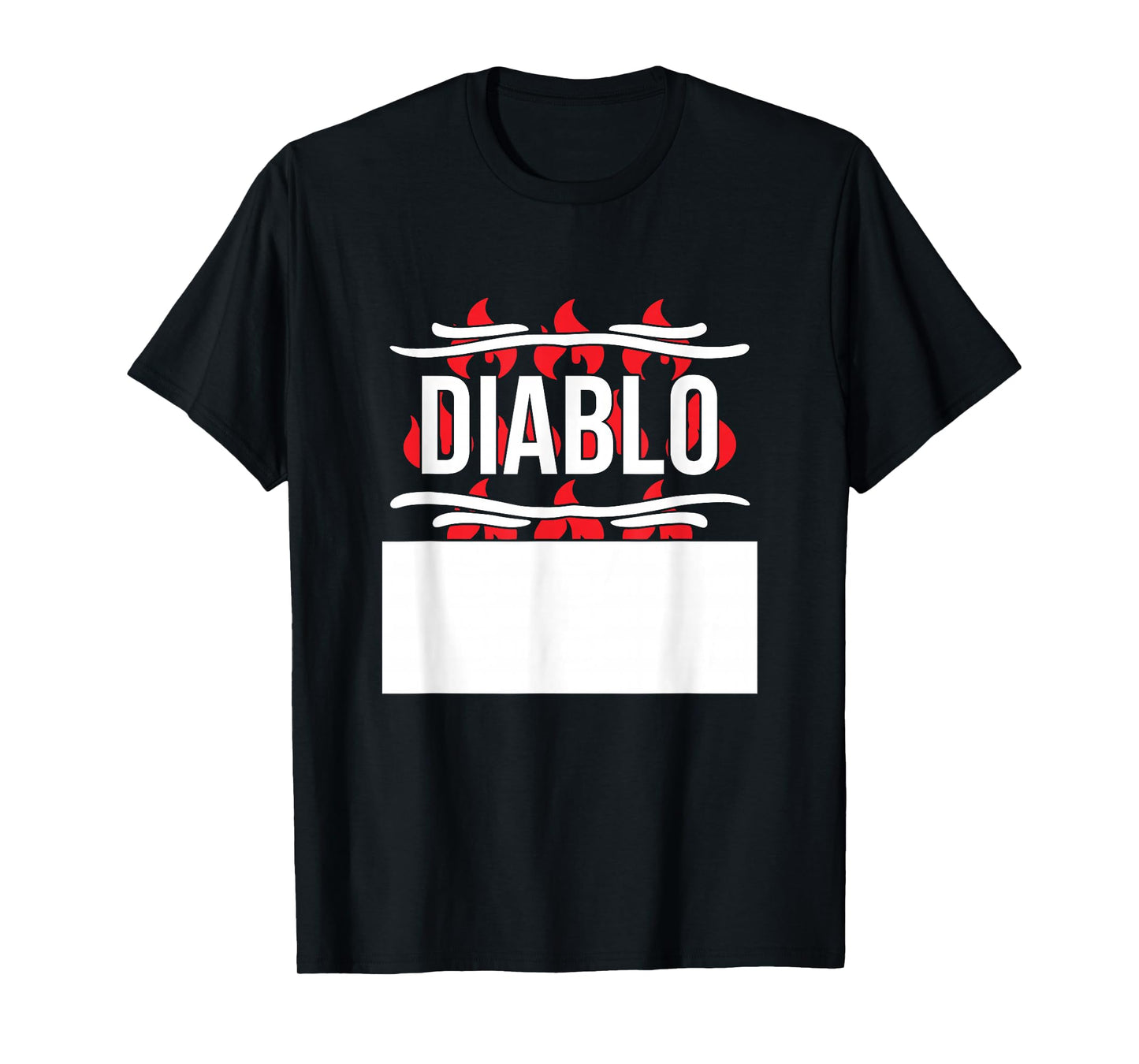 Blank Diablo Hot Sauce Group Costume T-Shirt