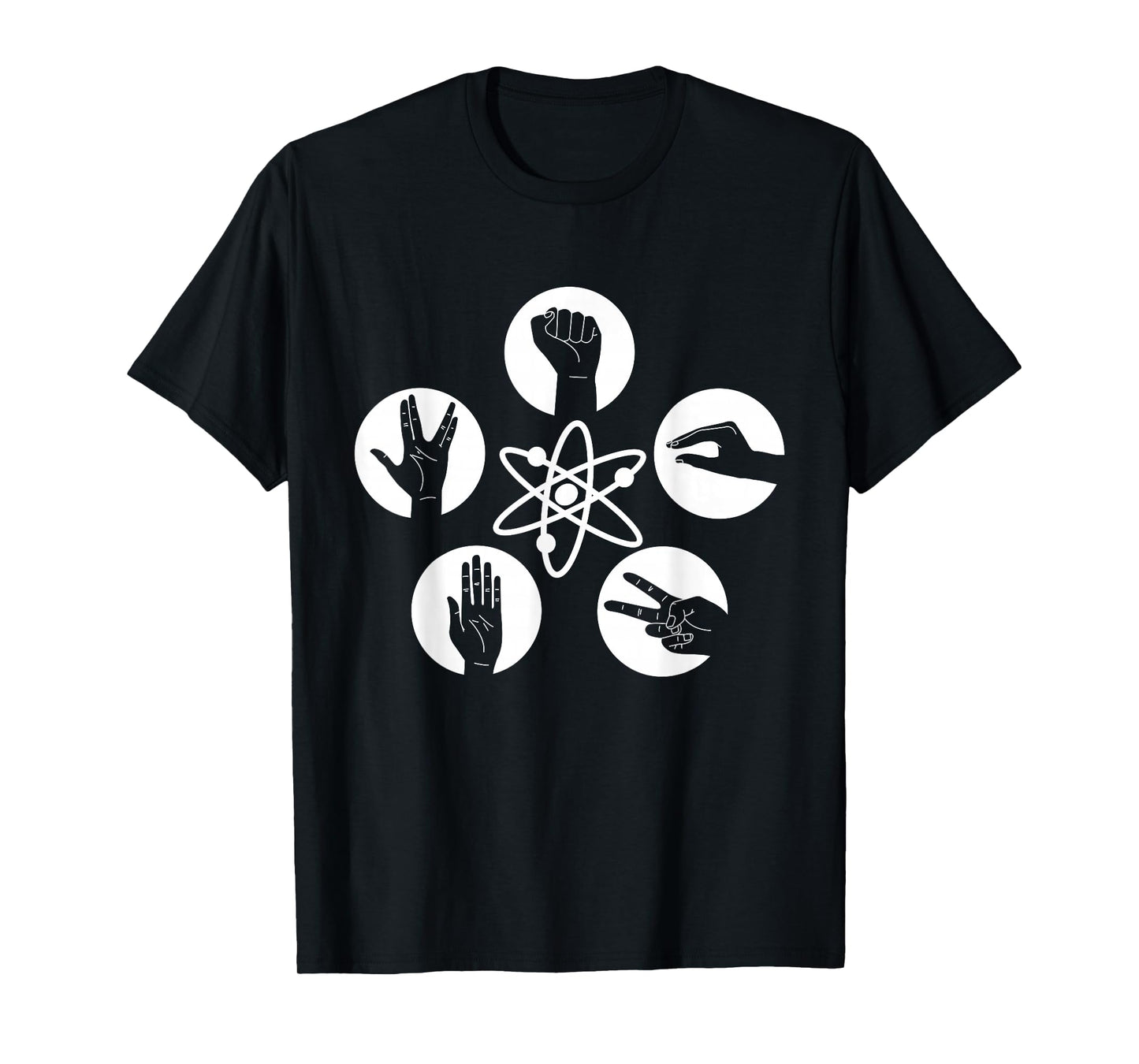 Big Bang Theory Logo Rock Lizard Spock T-Shirt