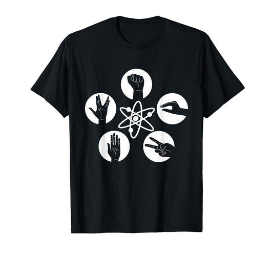 Big Bang Theory Logo Rock Lizard Spock T-Shirt