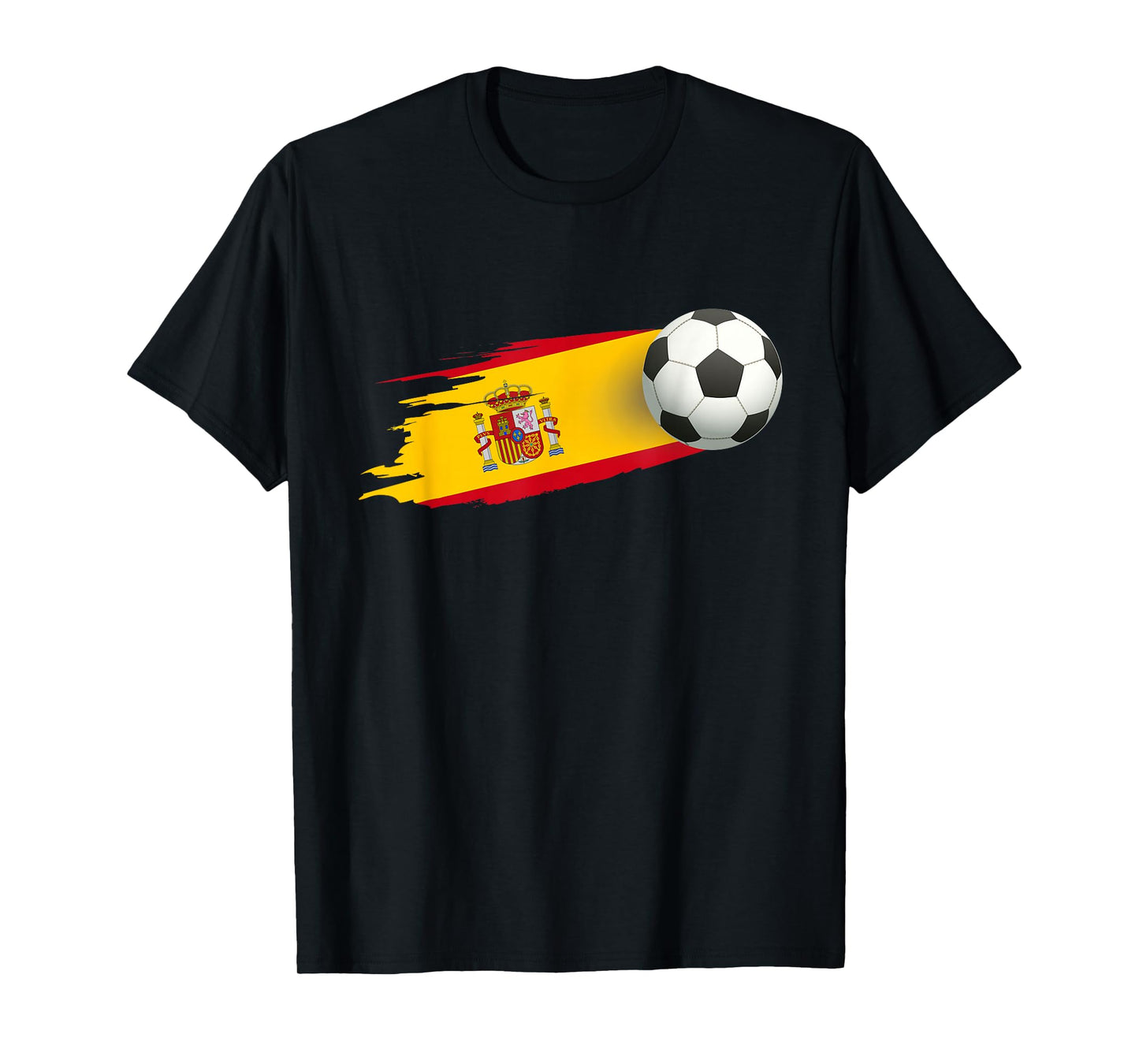Spain Soccer Ball Spain Flag Jersey - Spanish Football Fan T-Shirt