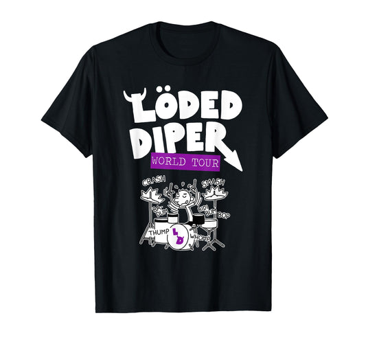 Diary of a Wimpy Kid Front and Back Loded Diper Band Funny T-Shirt