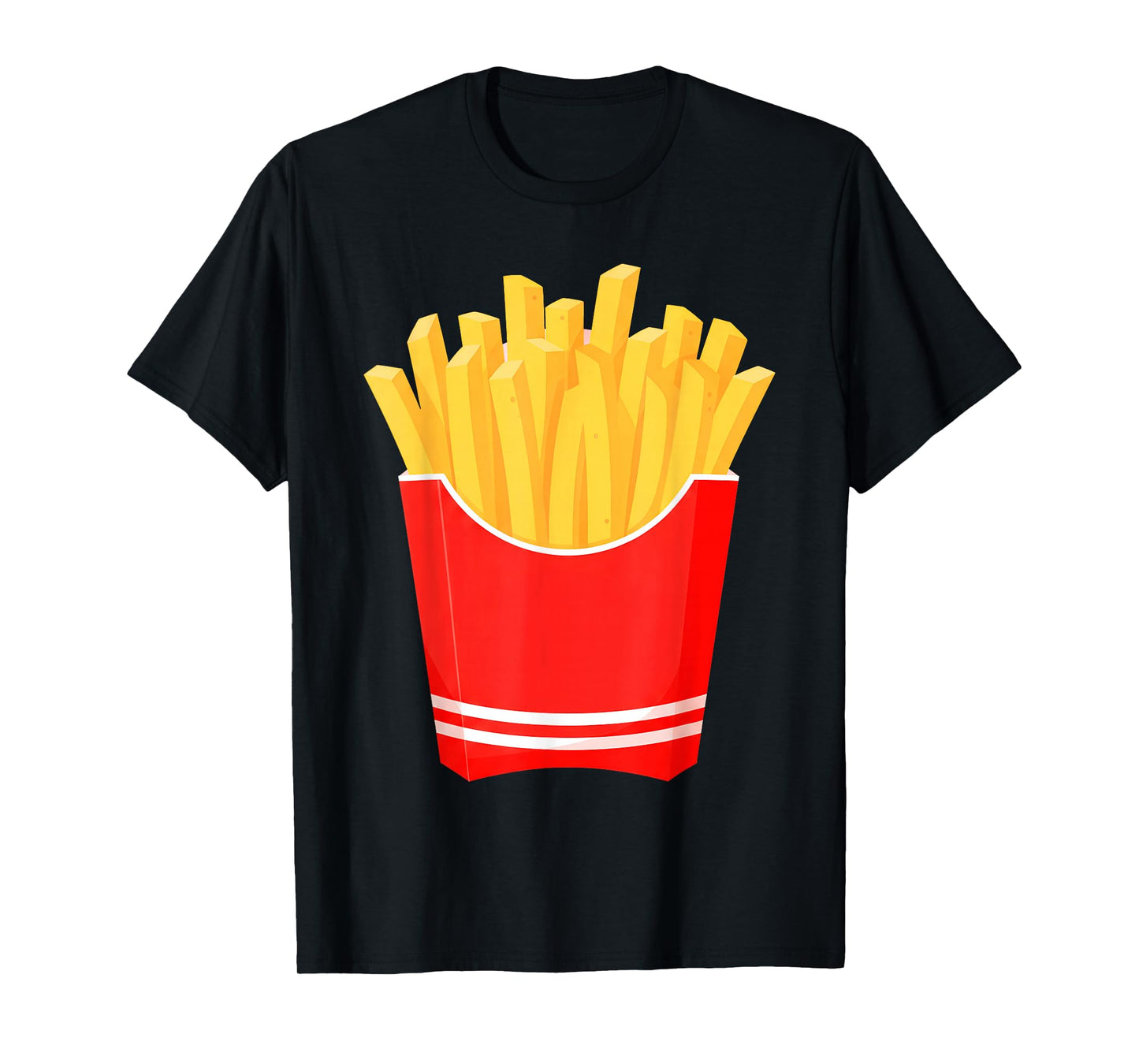 Funny French Fries Fast Food French Fry Halloween Costume T-Shirt
