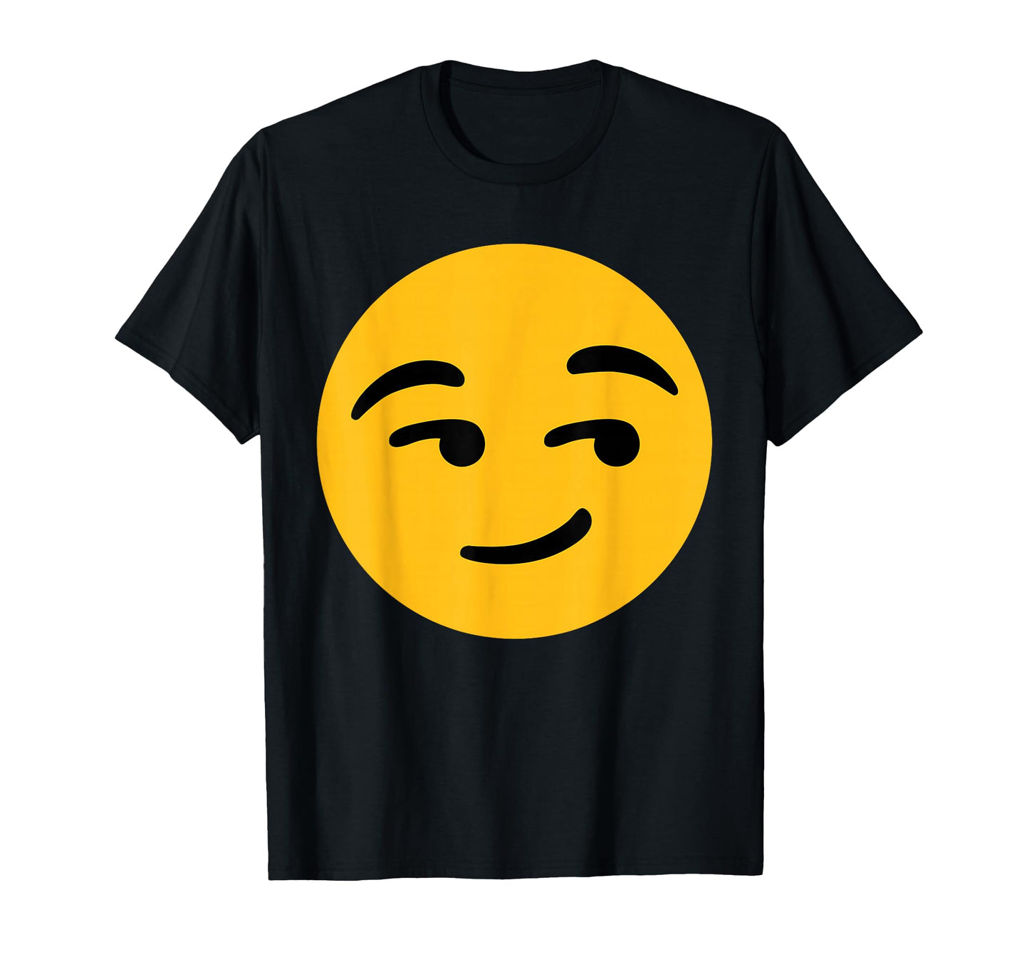 Funny Emoticon Smirking Sarcastic Face of Contempt T-Shirt
