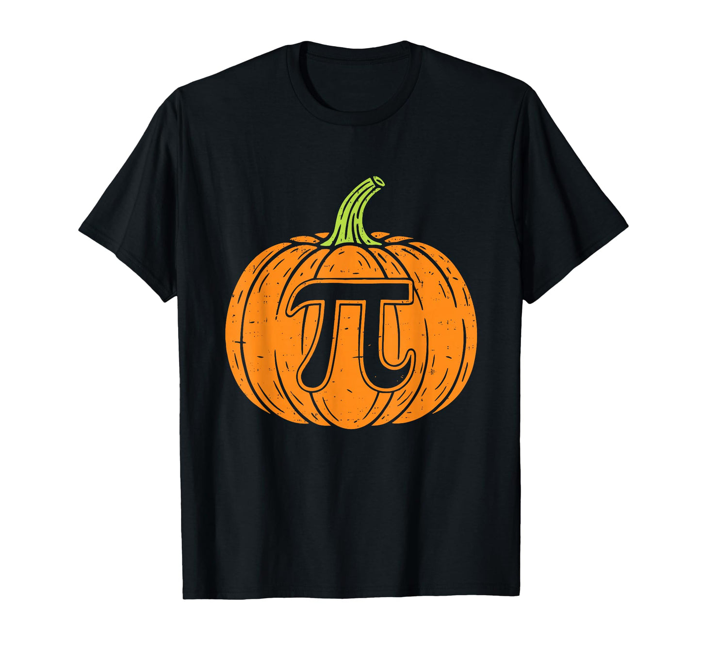 Pumpkin Pi Symbol Funny Math Nerd Spooky Halloween Pi Day T-Shirt