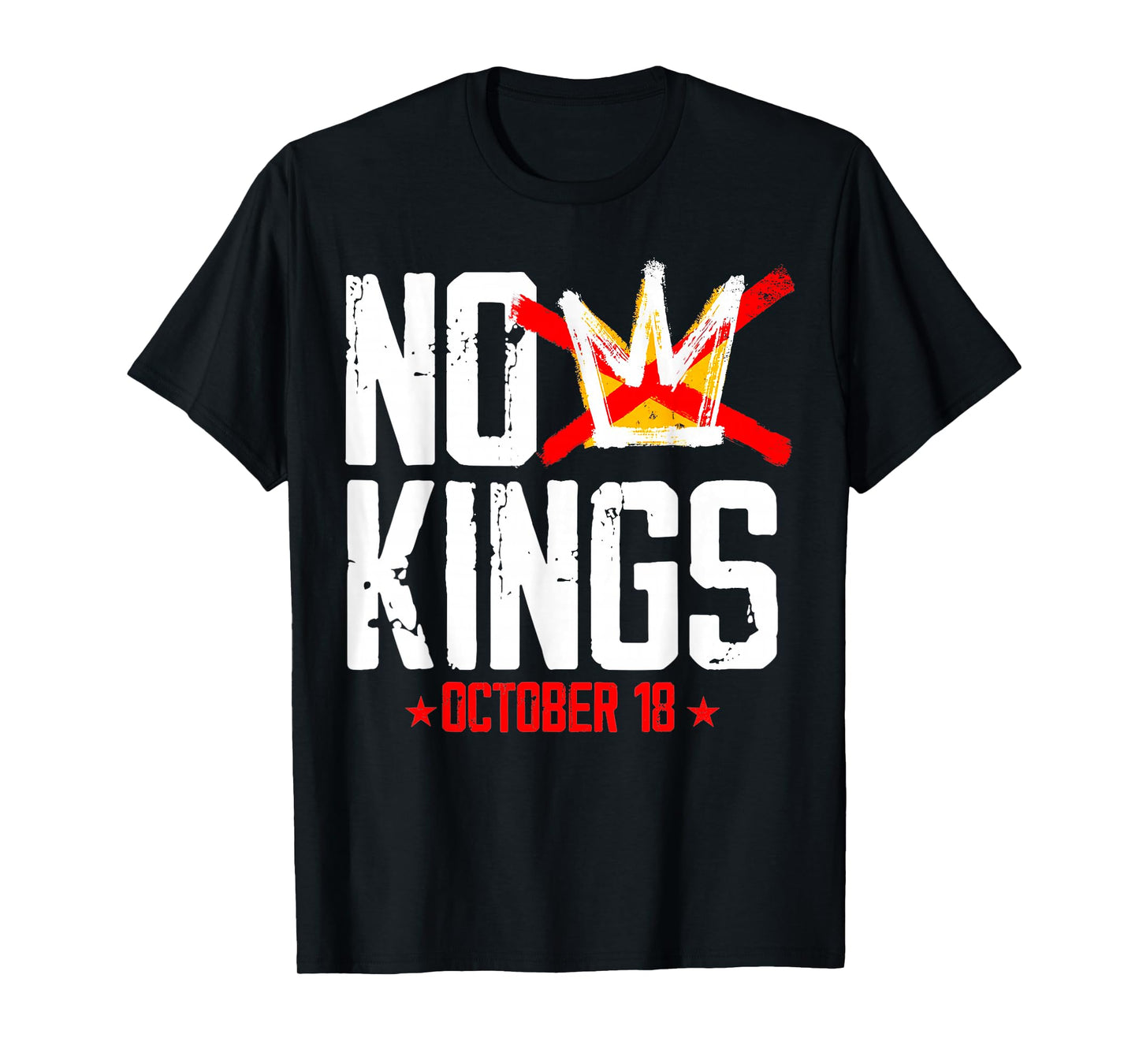No Kings October 18 in America Serve No Kings Patriotic T-Shirt