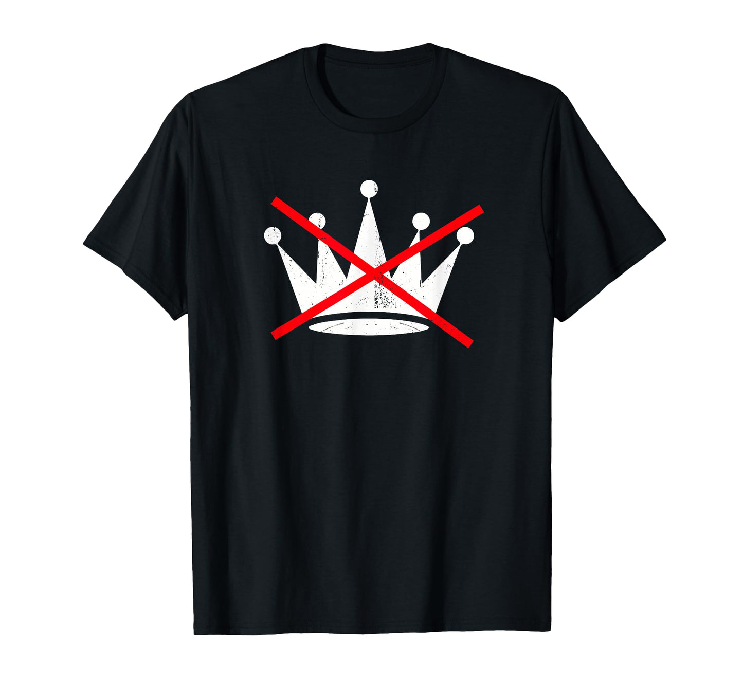 No Kings in America Vintage Distressed Patriotic No Kings T-Shirt