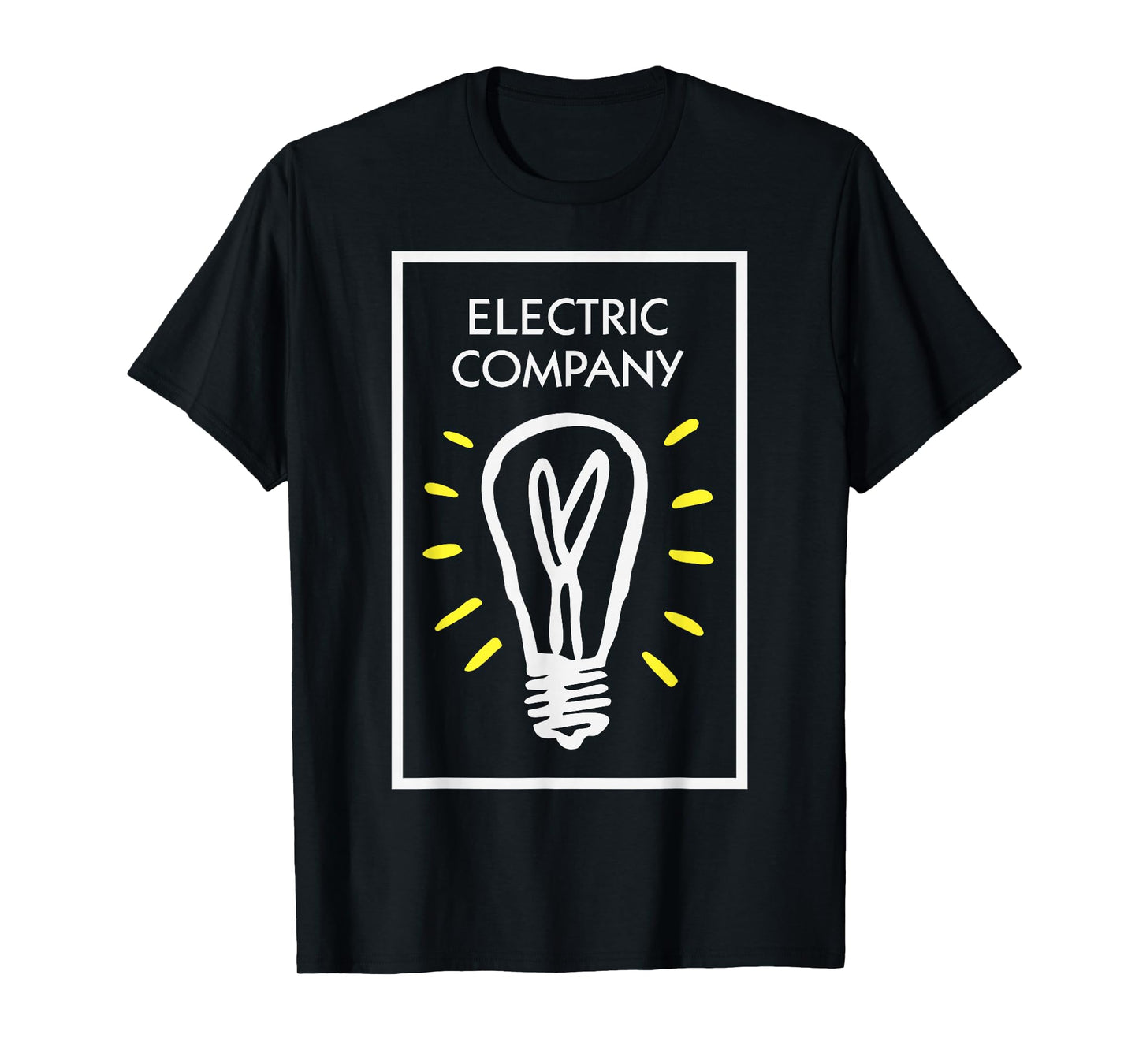 Monopoly Electric Company Icon Boxed Up Logo T-Shirt