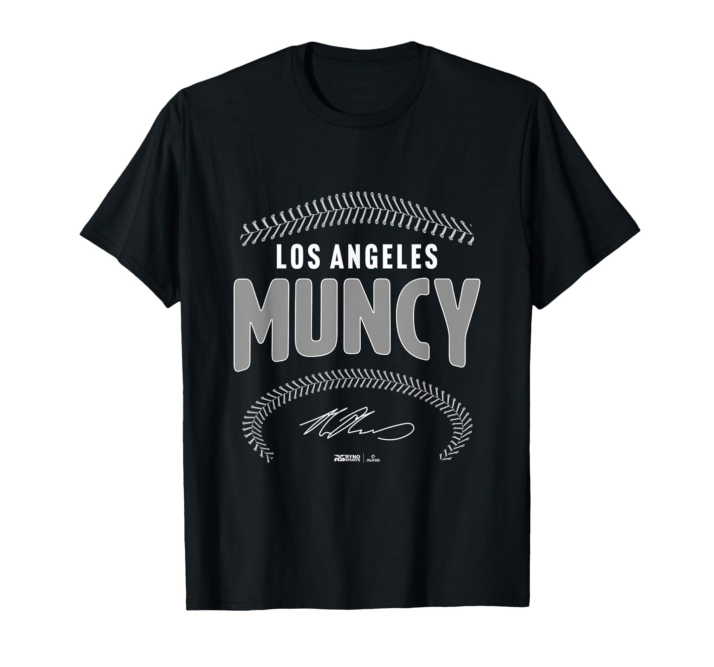 Max Muncy Los Angeles Baseball Name & Number (Front & Back) T-Shirt