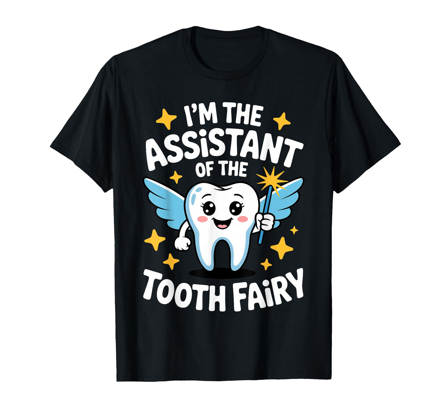 Tooth Fairy Art for Women Girls Dentist Dental Toothfairy T-Shirt