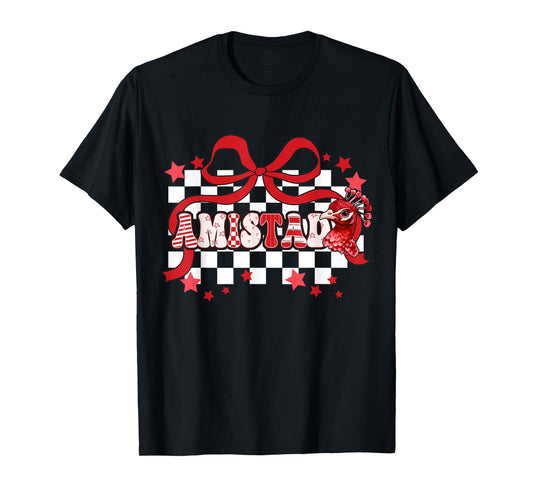 Amistad Coquette Throwback Mascot School Spirit T-Shirt