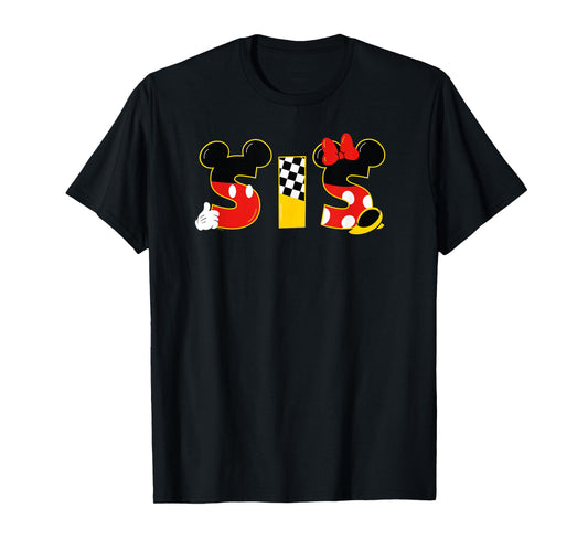 Disney Mickey & Minnie "Sis" Sister Family Trip Vacation T-Shirt