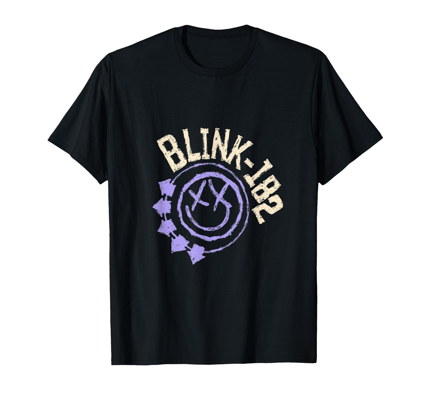Official Blink-182 Purple Smiley Logo T-Shirt