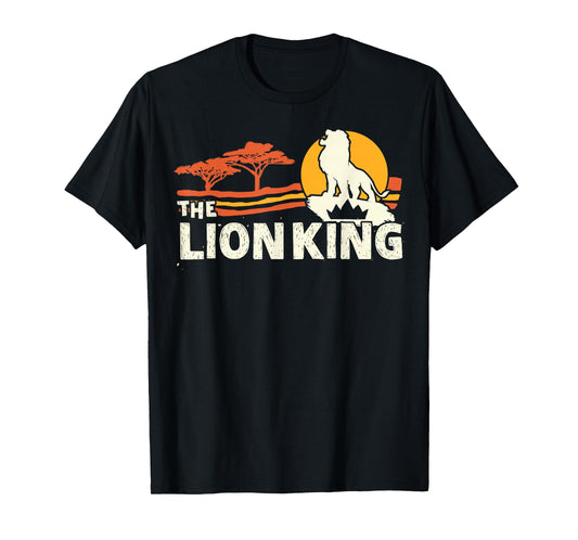 Disney The Lion King Live Action Savannah Sunset Portrait T-Shirt