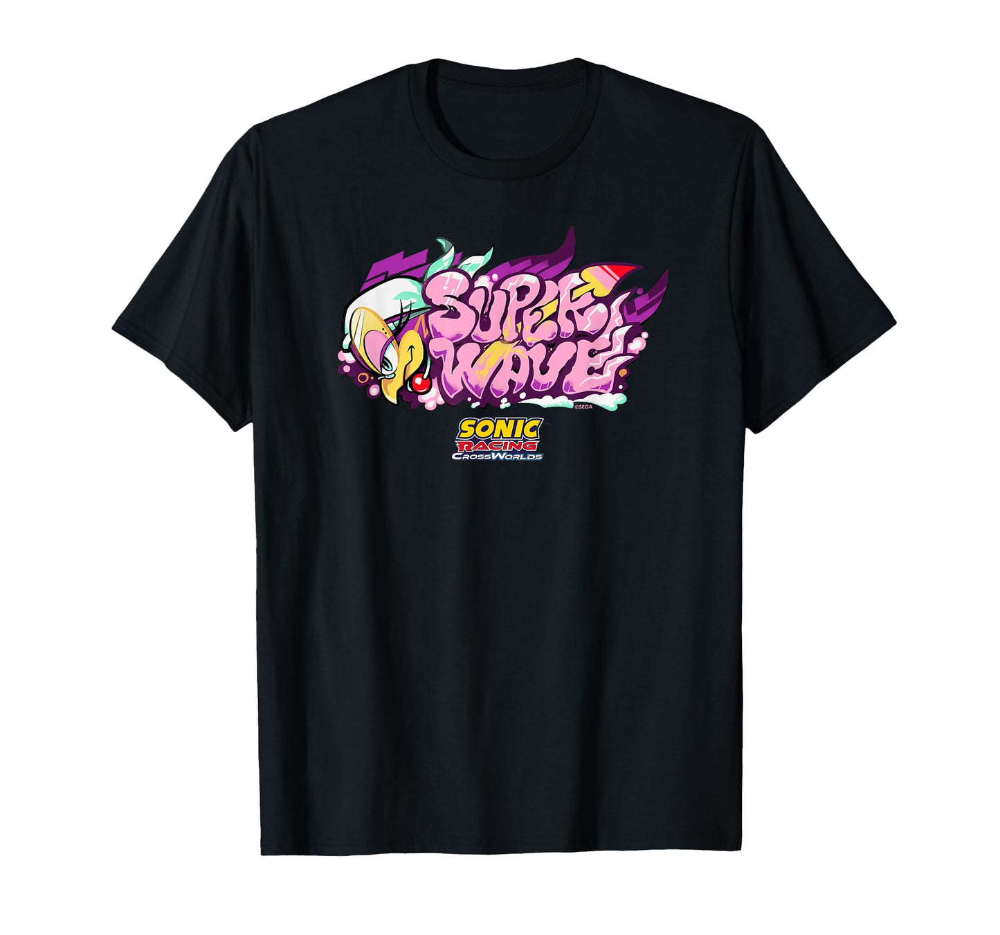 Sonic Racing CrossWorlds - Wave Decal T-Shirt