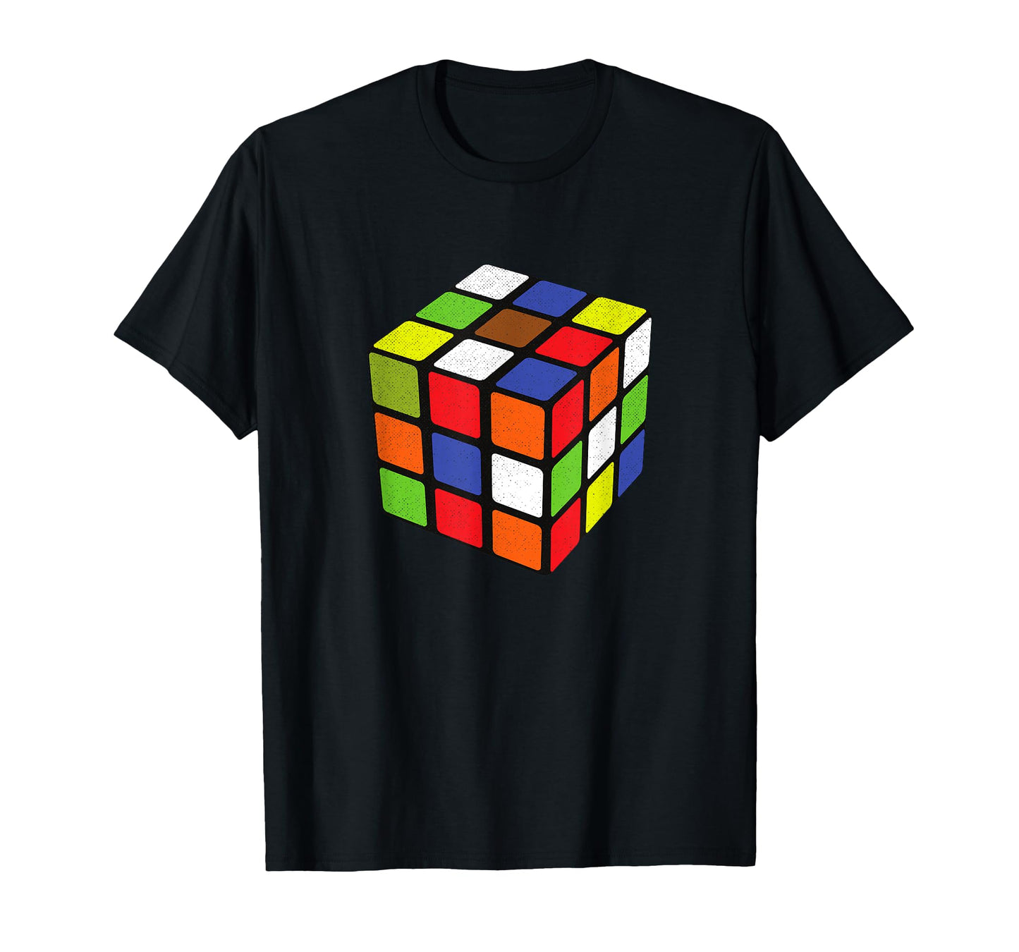 Rubiks Cube Colorful 3x3 Cube Math Game Speed Cubing Puzzle T-Shirt