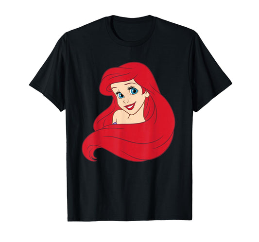 Disney The Little Mermaid Princess Ariel Big Face Costume T-Shirt
