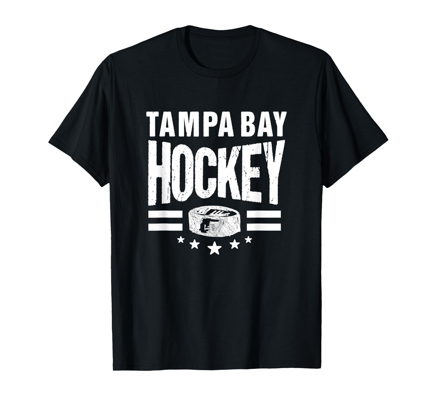 Hockey Tampa Bay Throwback Blue TB Retro Tampa Bay Fan Pro T-Shirt