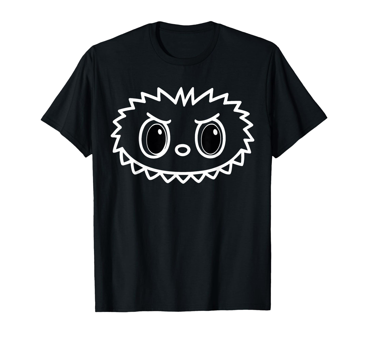 Monster Doll Face Halloween Angry Kawaii for Spooky Season T-Shirt