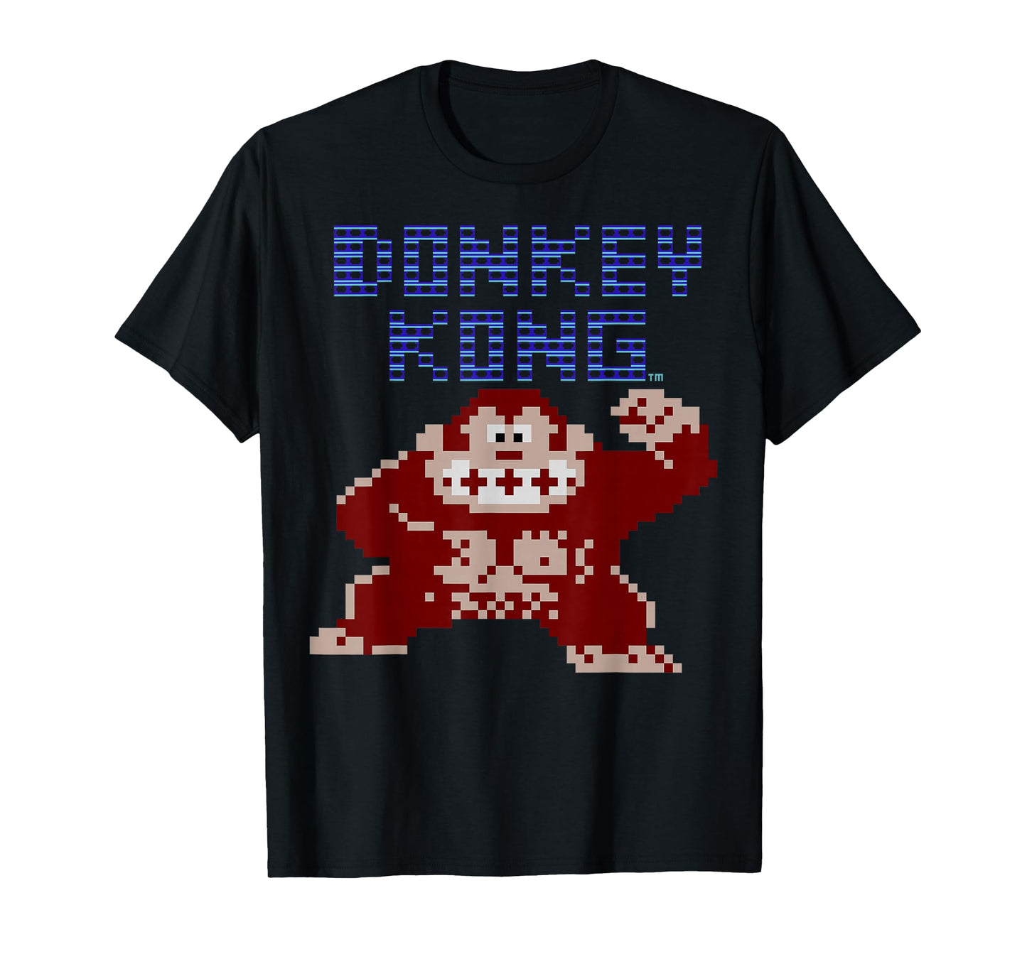 Nintendo Donkey Kong 8-Bit Pose Retro Graphic T-Shirt T-Shirt