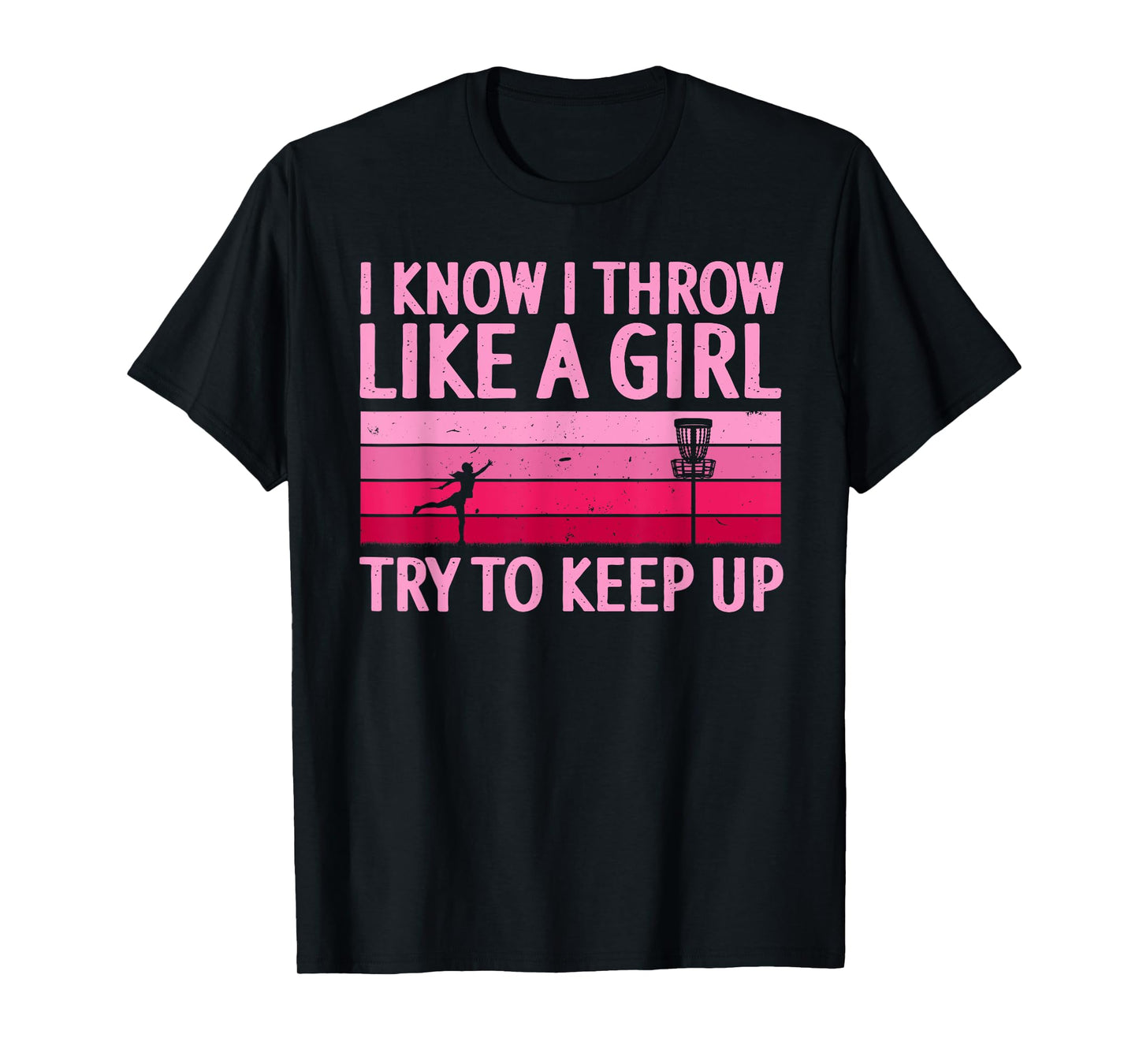 Cool Disc Golf Design For Women Girls Disc Golf Player T-Shirt