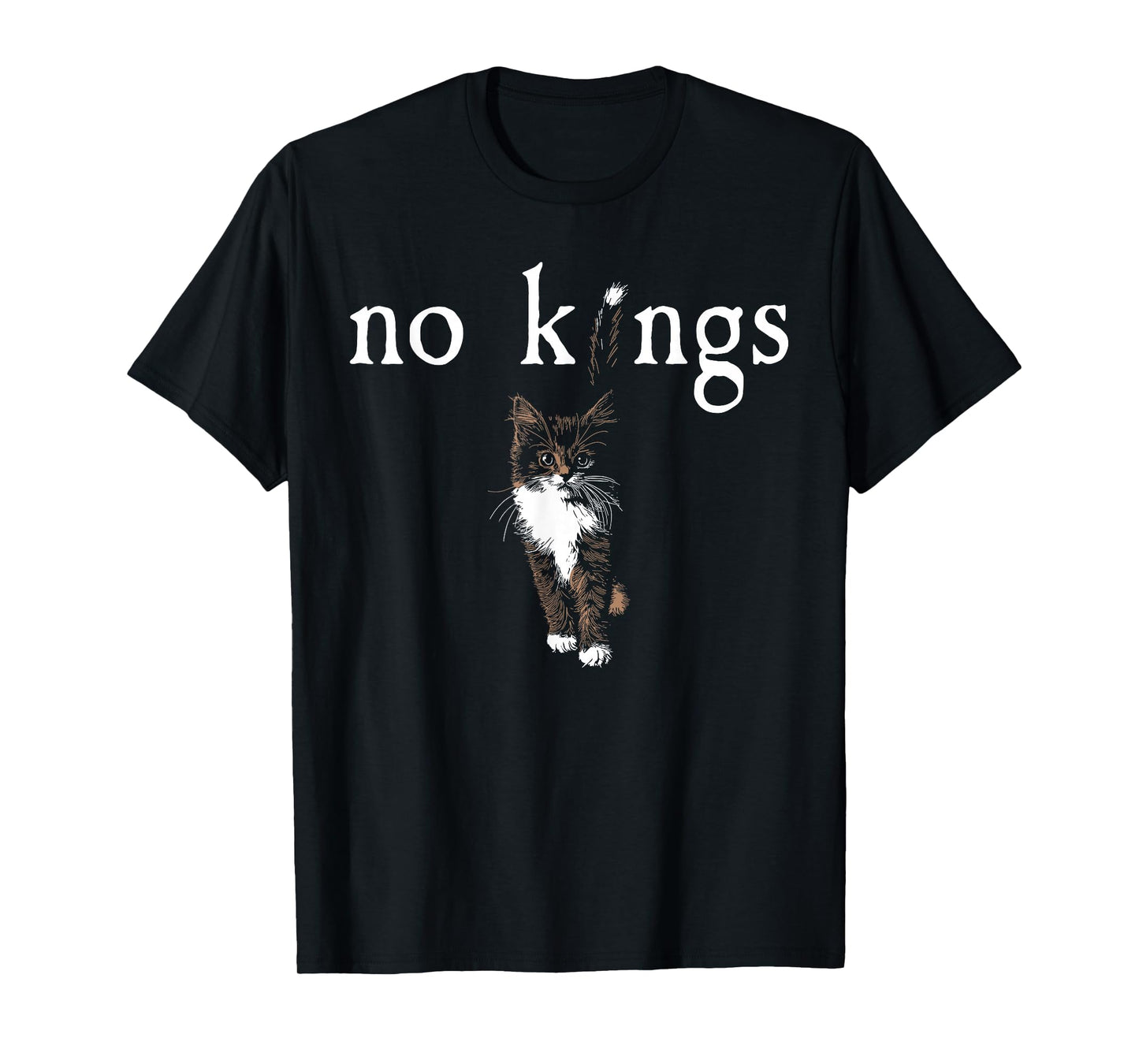 Cat No Kings Protest Resist T-Shirt
