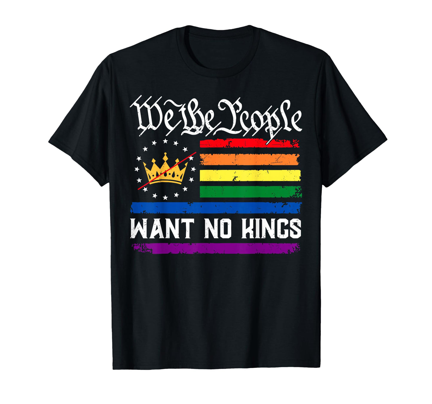 We The People Want No Kings in America Protest T-Shirt