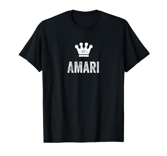Amari the King / Crown & Name Design for Men Called Amari T-Shirt