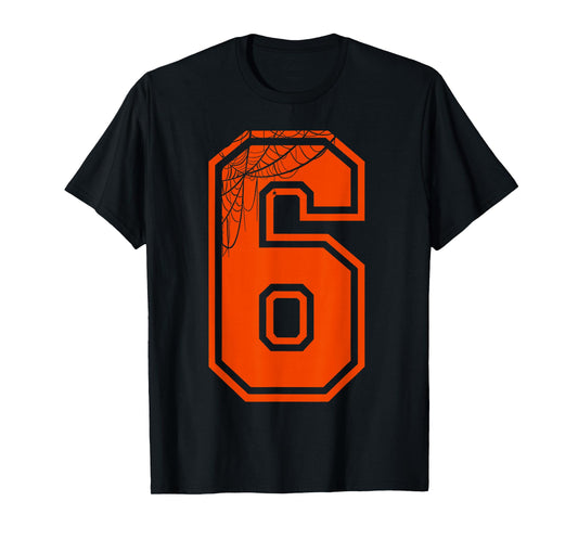 6 7 Spider Web Funny Halloween Costume Tee T-Shirt